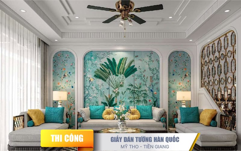 Giấy Dán Tường Mỹ Tho – Mẫu Đẹp, Giá Tốt, Thi Công Tận Nơi 6 giay-dan-tuong-08