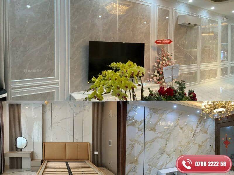 Tấm nhựa ốp tường Đà Lạt, Lâm Đồng | Hoàn thiện trọn gói giá rẻ 2 Tấm nhựa ốp tường giả đá hoàn thiện tại Đà Lạt, Lâm Đồng