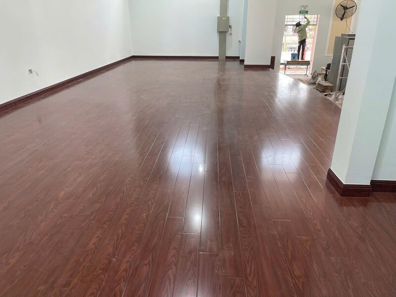 Sàn gỗ Kosmos Bảo Lộc hoàn thiện