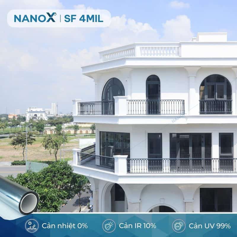 Phim cách nhiệt NanoX SF 4MIL 1 Phim cách nhiệt NanoX SF 4MIL