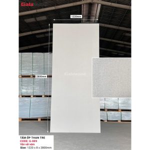 Tấm ốp than tre Galawood G-889 – Vân vải xám